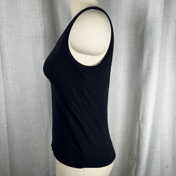 Nike Dri-Fit Womens Tank Top Medium Sleeveless Black Bicycle Print Workout Logo - Picture 5 of 15